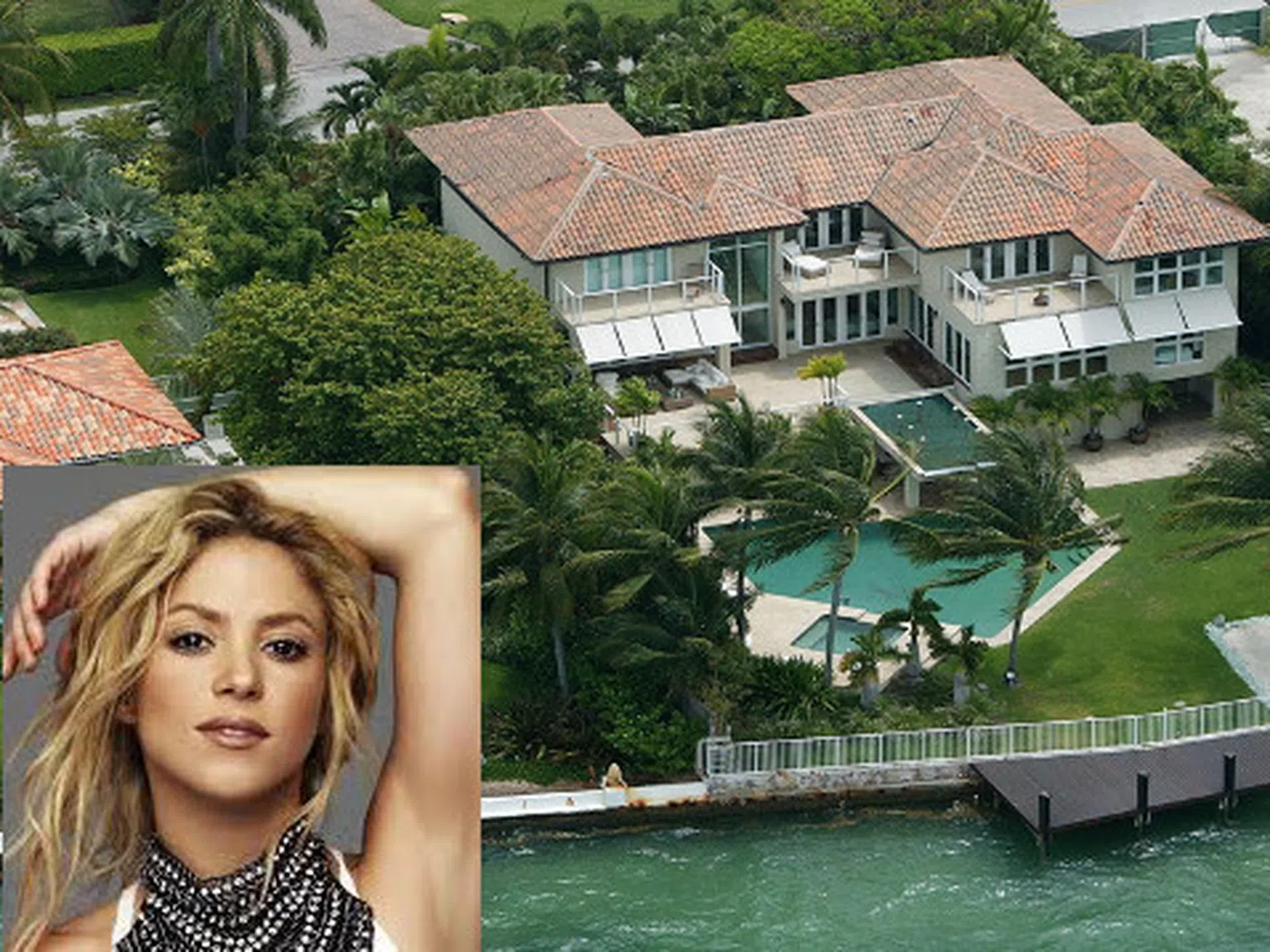 Шакира продава имение в Маями