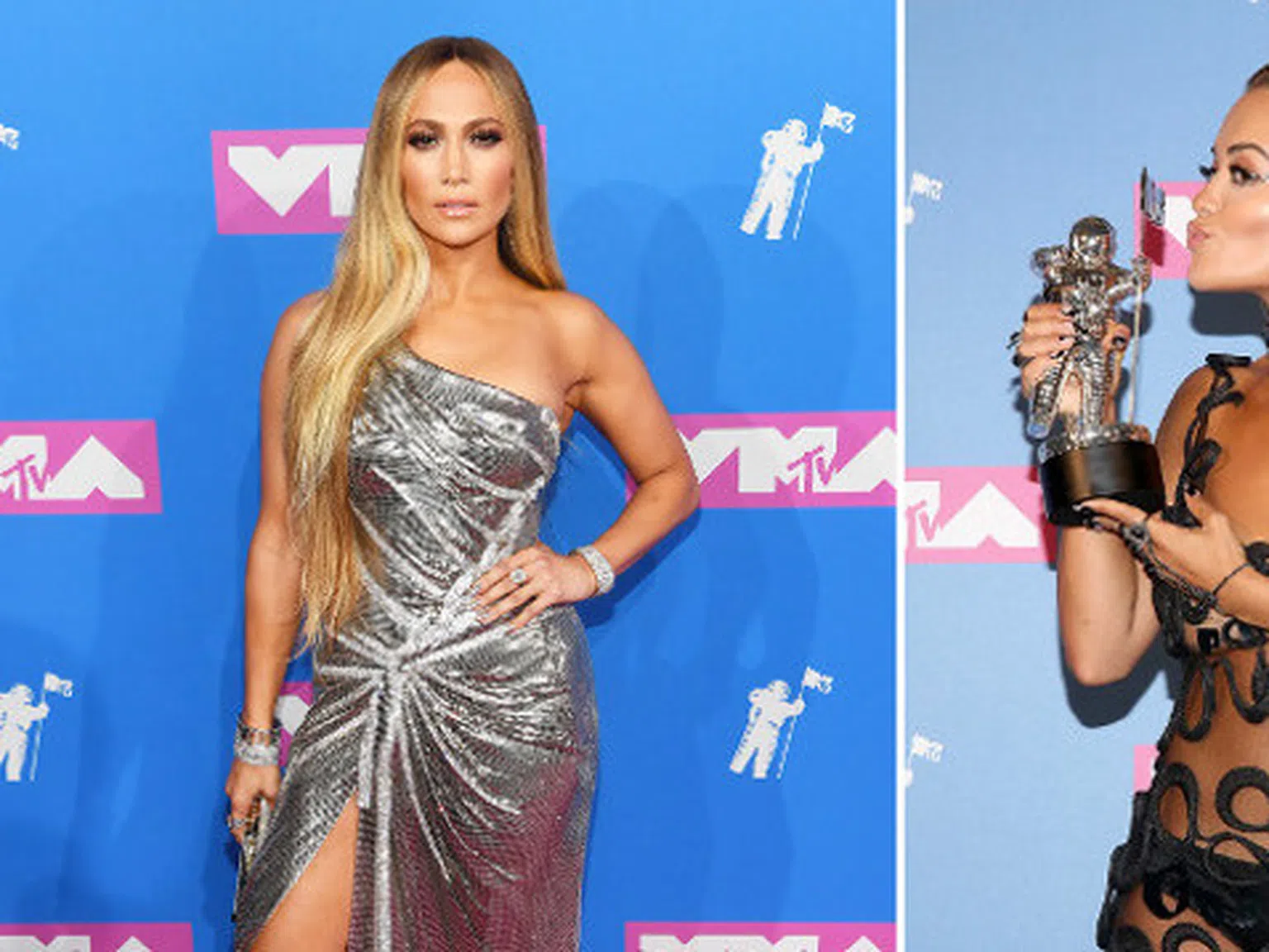 Коя бе най-добре облечената на наградите на MTV?