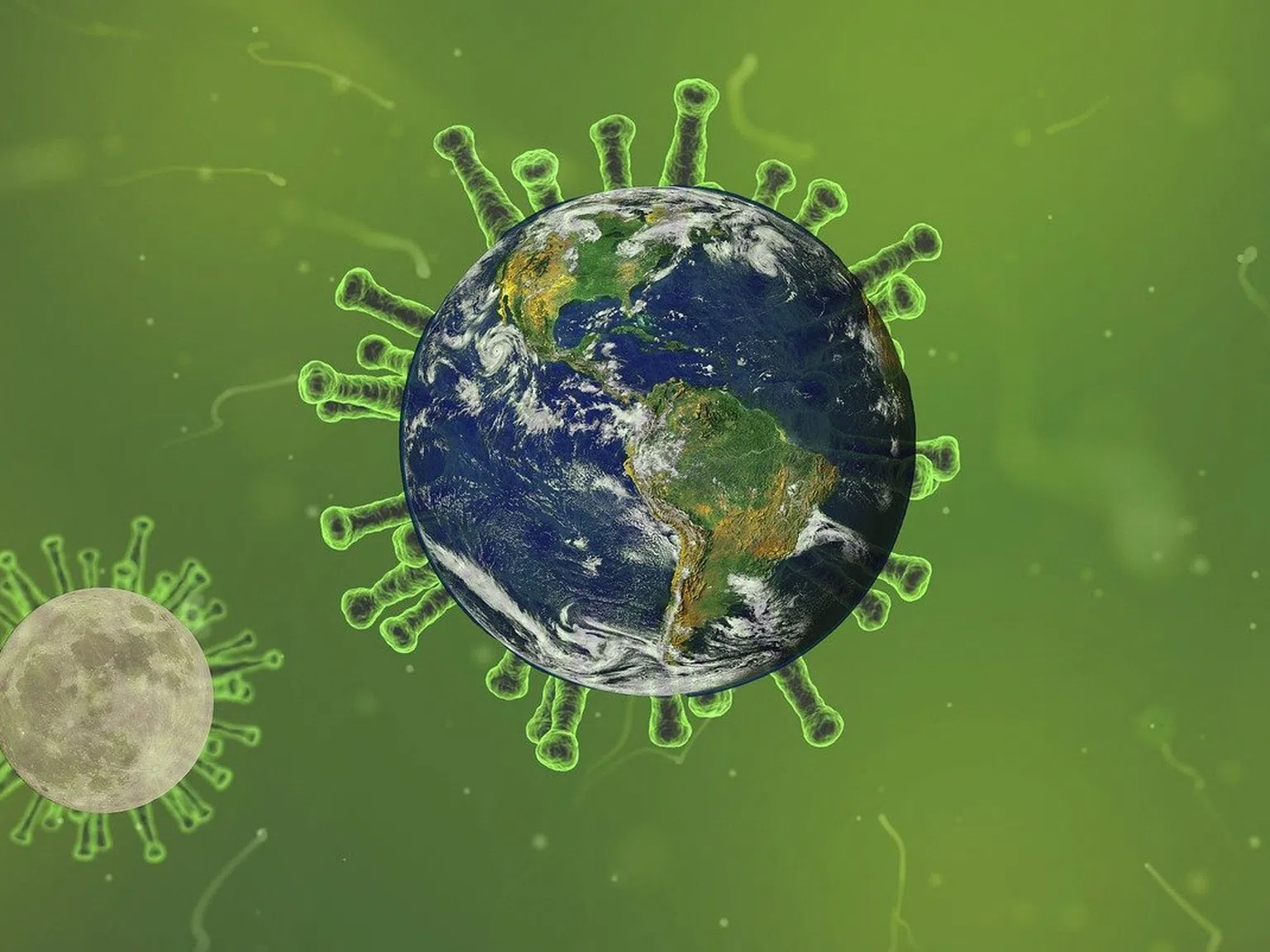 Земята сама създаде новия коронавирус, за да си почине от нас