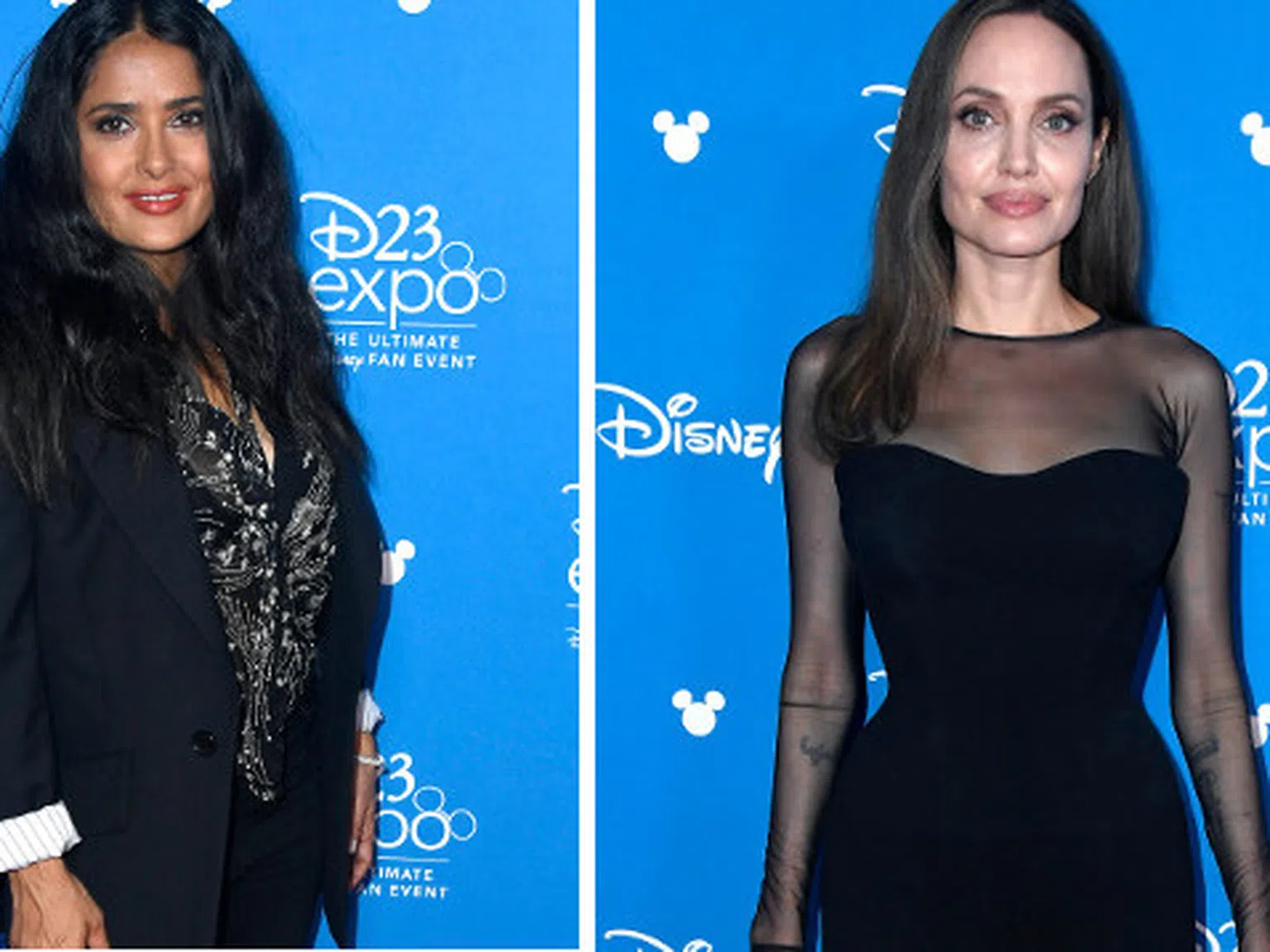 Салма Хайек показа как изглежда без грим Анджелина Джоли