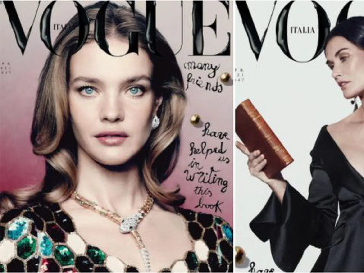 Вечната красавица Деми Мур се появи на корицата на италианския Vogue
