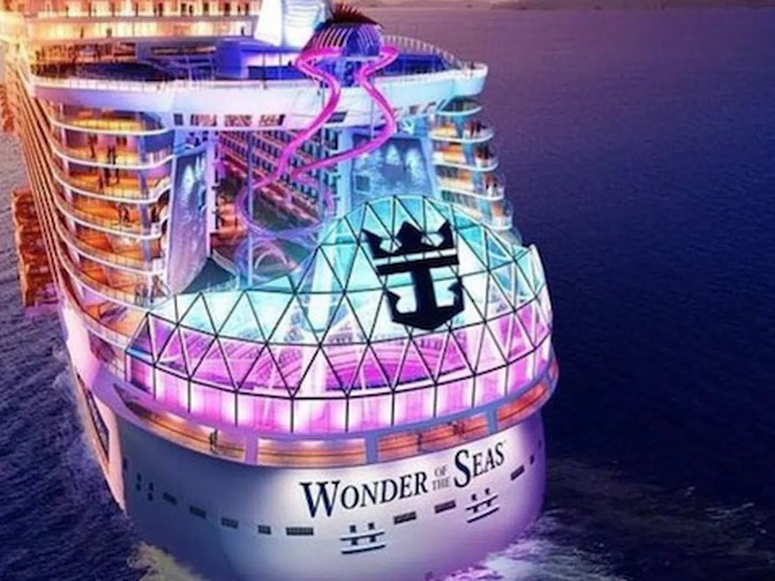 Най-големият круизен кораб в света предлага тематични барове и СПА