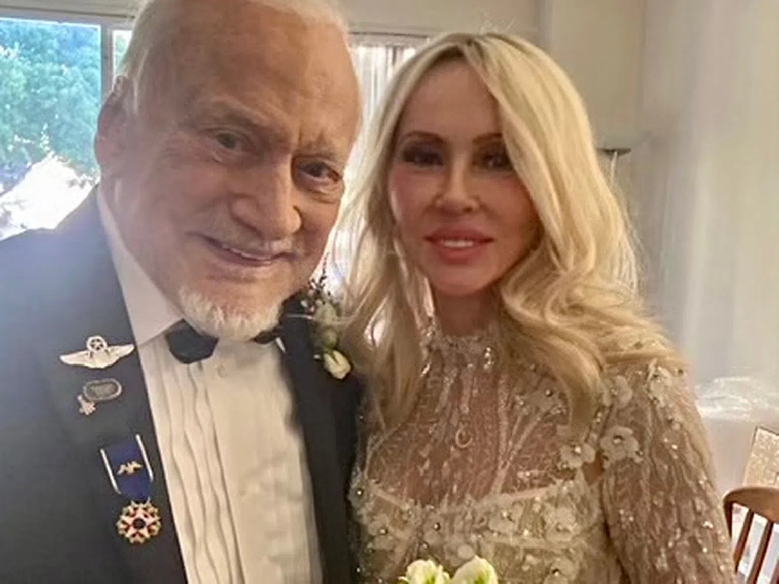 Вторият човек, стъпил на Луната, се ожени на 93 години