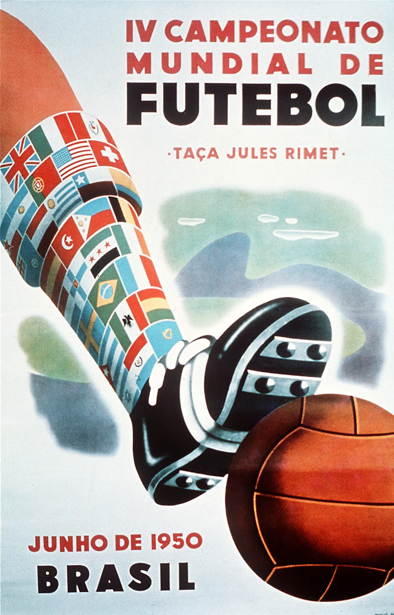 Poster alusivo à Copa do Mundo de 1950