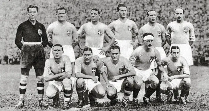 Equipa da Itália que disputou a final da Copa do Mundo 1934