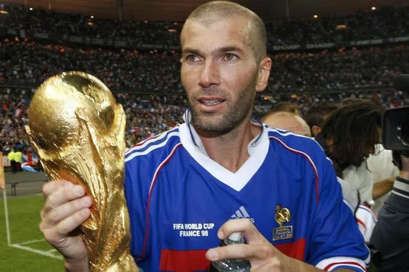 O time Françês da Copa do Mundo 98 era liderada por Zidane.