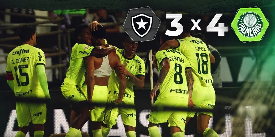 Botafogo 3×4 Palmeiras 2023