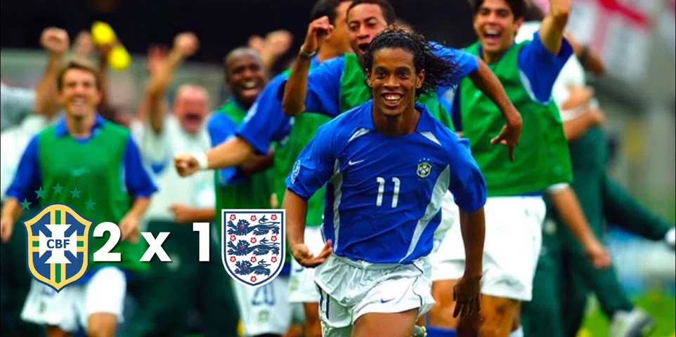 Brasil x Inglaterra na Copa do Mundo FIFA 2002