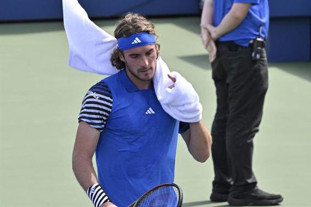 Tsitsipas está fora do Open dos Estados Unidos