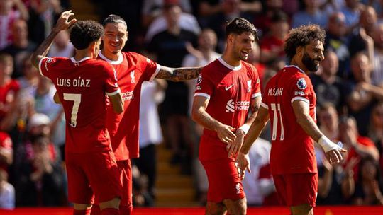 Luis Díaz e Darwin titulares na vitória do Liverpool; Wolverhampton derrotado (vídeos)