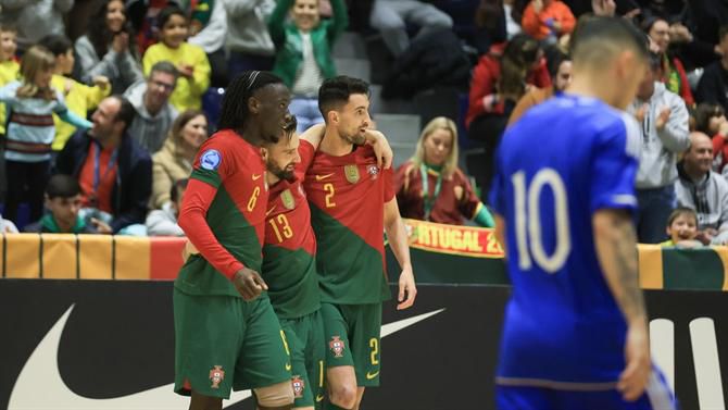 Portugal vence Itália em jogo de preparação