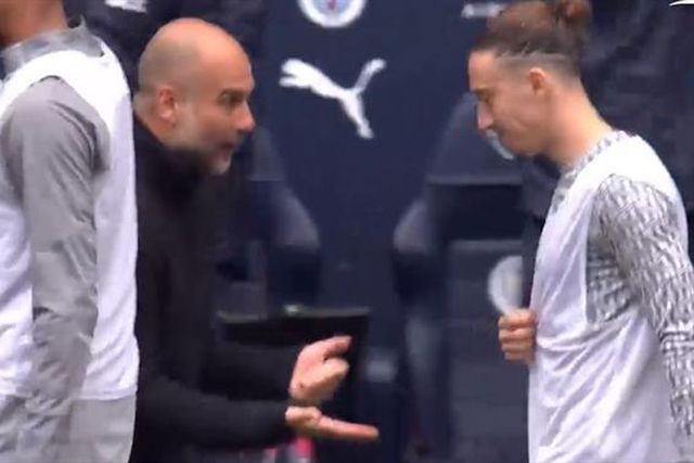 A celebração insólita de Guardiola no golo do empate do City (vídeo)