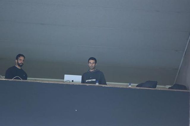 Castigado: onde Rúben Amorim está a ver o jogo