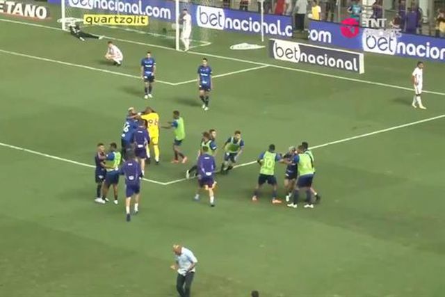 Pepa entra em campo para festejar golo, adeptos cantam o seu nome, Ronaldo vibra (vídeo)