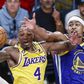 Herói improvável dos Lakers deixa campeão por um fio