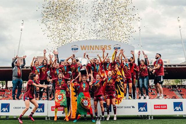 Portuguesas brilham na Suiça e conquistam a Taça