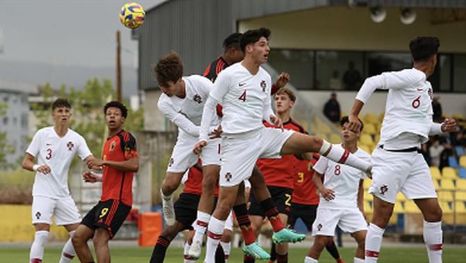 Sub-16: Portugal perde com a Bélgica