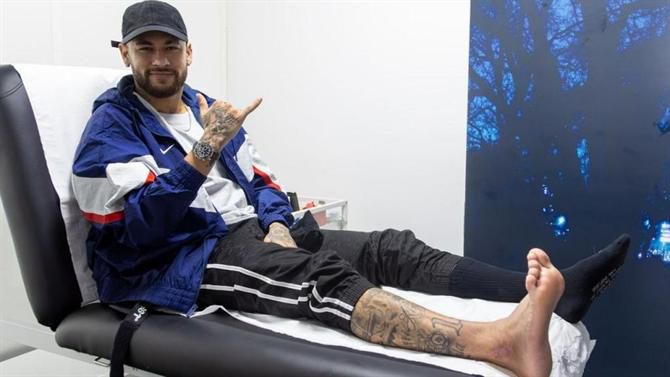 Recuperação de Neymar no bom caminho