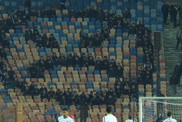 Adeptos do Zamalek protestam contra a equipa de forma original (fotografia)