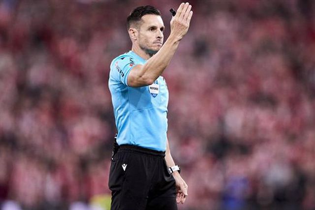 Árbitro espanhol no Inter-Benfica