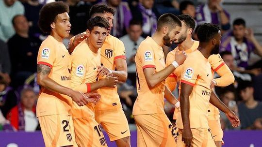 Atlético passa em Valladolid e não desiste do 2.º lugar