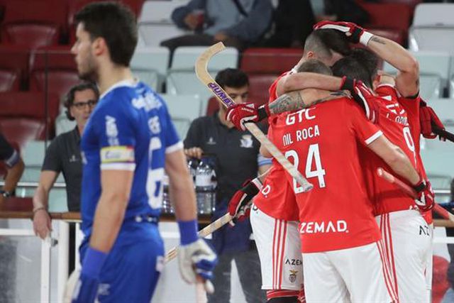 Benfica na frente dos 'quartos' com o HC Braga