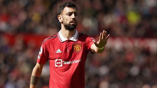 Bruno Fernandes em dúvida para o jogo com o Tottenham