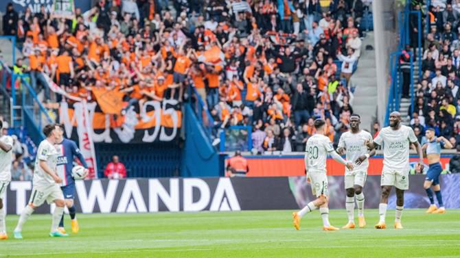 Paris Saint-Germain surpreendido em casa pelo Lorient (veja os golos)