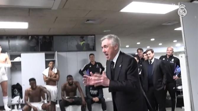 Elogios, uma 'mentira' e uma surpresa de Ancelotti que deixou os jogadores loucos (vídeo)