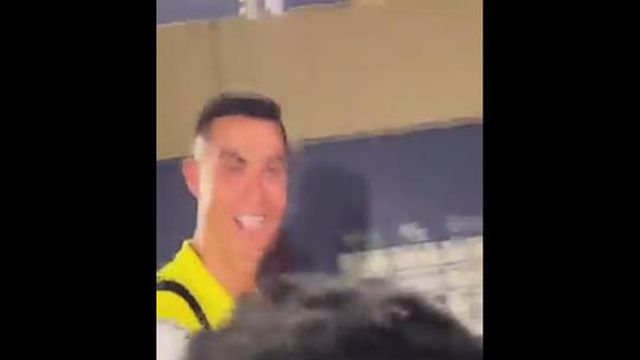 Ronaldo elogia jornalista: «Falas bem português»