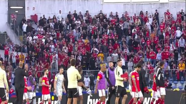 A atitude de Grimaldo após a derrota em Chaves que está a dar que falar