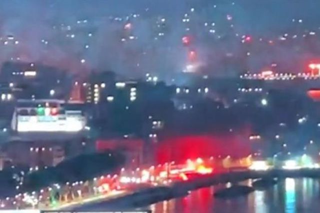 A festa nos céus de Nápoles e no balneário dos campeões (vídeos)