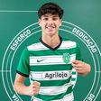 Contrato profissional para central com Gonçalo Inácio como ídolo