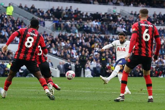Tottenham perde em casa com o Bournemouth com golo já nos descontos