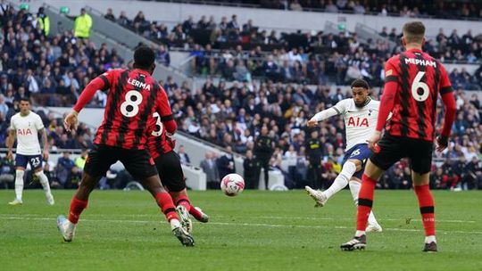 Tottenham perde em casa com o Bournemouth com golo já nos descontos