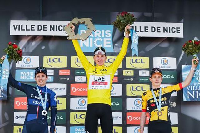 Tadej Pogaçar supremo no Paris-Nice