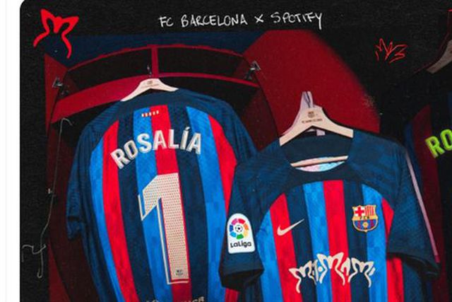 Cantora Rosalía nova protagonista da camisola do Barça. Veja quanto custa a edição limitada