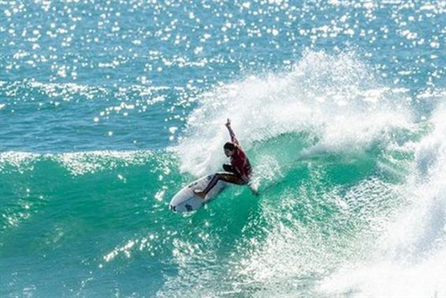 Teresa Bonvalot ganhou bateria... com prancha emprestada