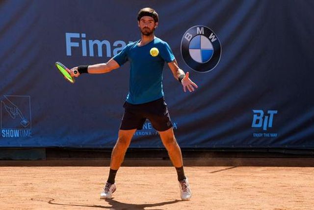 Gastão Elias na final do ‘challenger’ de Girona