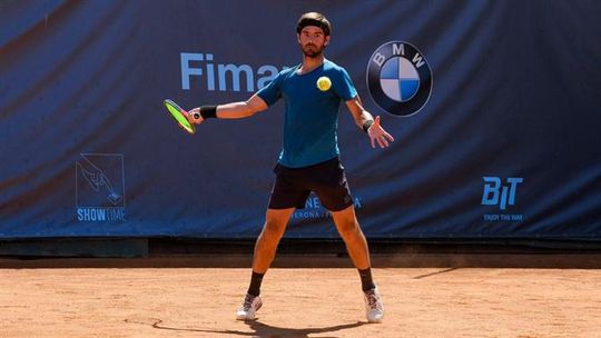 Gastão Elias na final do ‘challenger’ de Girona