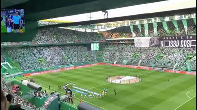 O grande ambiente em Alvalade