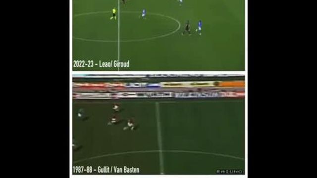 Aquela comparação entre lances de Gullit e Leão