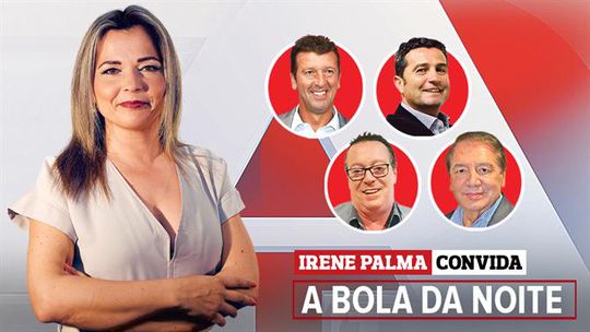 Dimas, Litos, António Melo e Carlos Severino com Irene Palma em A BOLA DA NOITE (22.00 h)