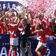 Benfica sagra-se tricampeão nacional (fotos)