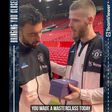 «Masterclass»: gesto de De Gea emociona Bruno Fernandes