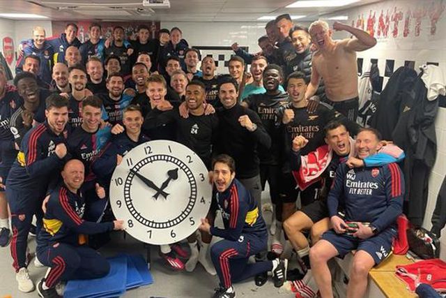 Para que serve o relógio? Como o Arsenal se sente em casa nos jogos fora
