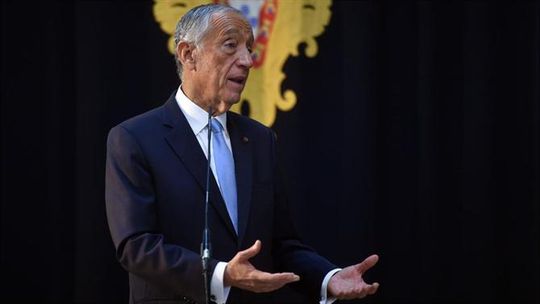 Marcelo Rebelo de Sousa e António Costa no Luxemburgo-Portugal