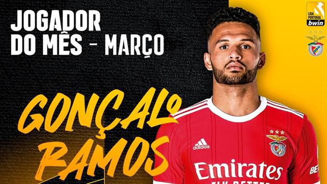 Gonçalo Ramos eleito melhor jogador de março