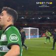 Pedro Gonçalves imita festejo de Xhaka nas celebrações leoninas (vídeo)