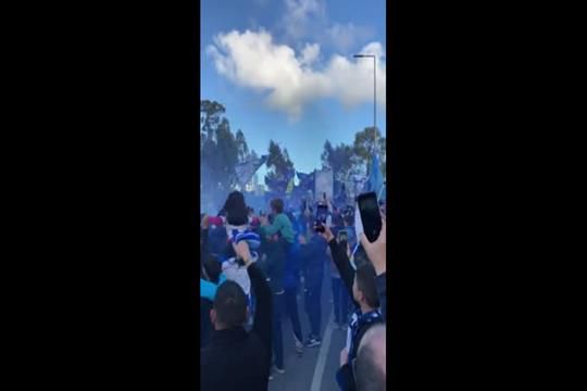 FC Porto recebido em clima de grande euforia em Paços de Ferreira